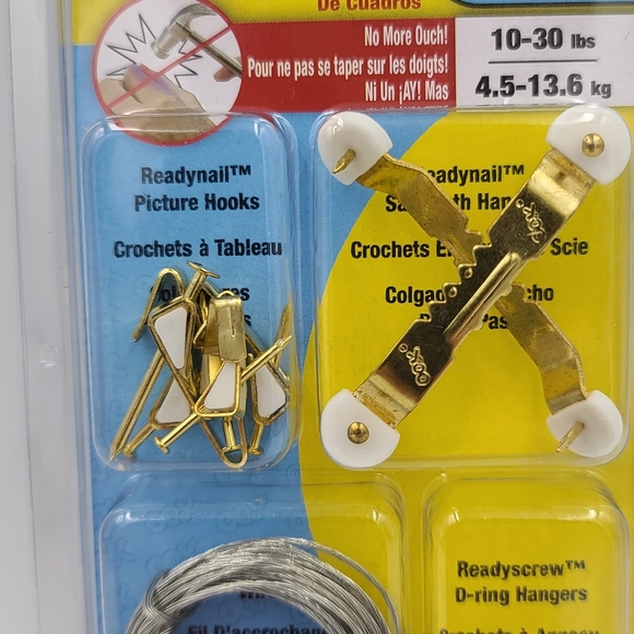 Ook Wall Decor Ook Ready Nail Picture Hanger Kit 5975 3 Pack Poshmark